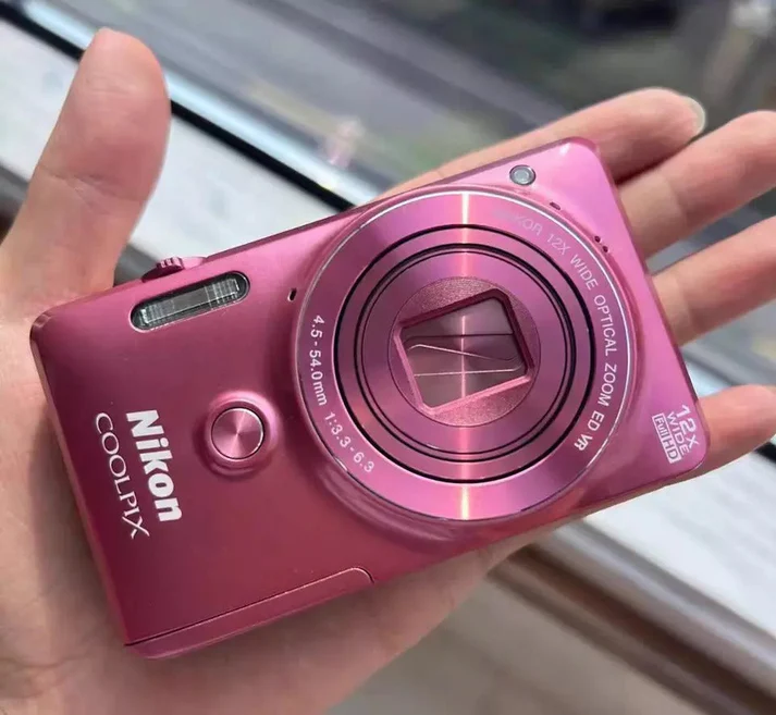 Glossy Pink Digital Camera