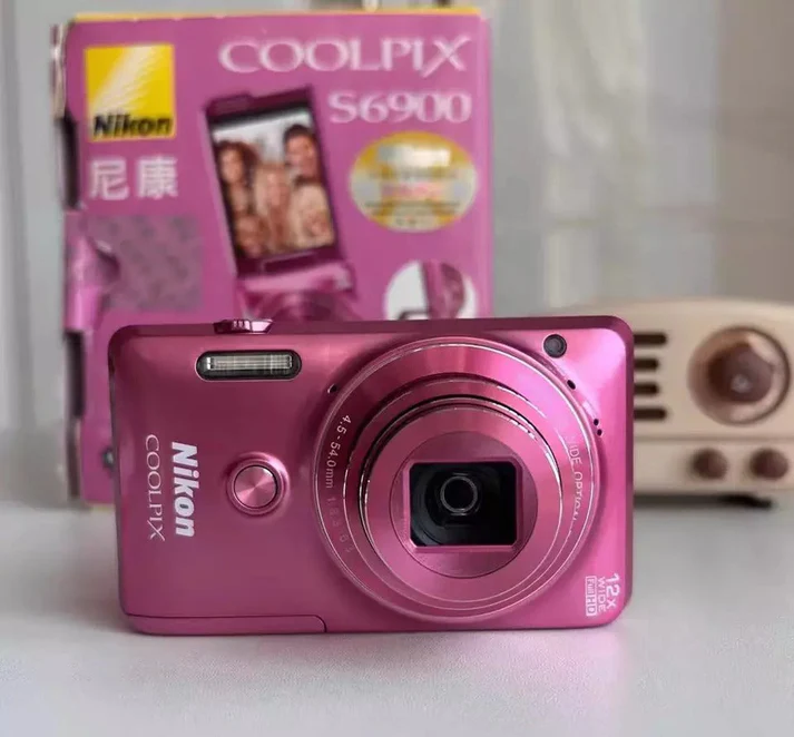 Glossy Pink Digital Camera