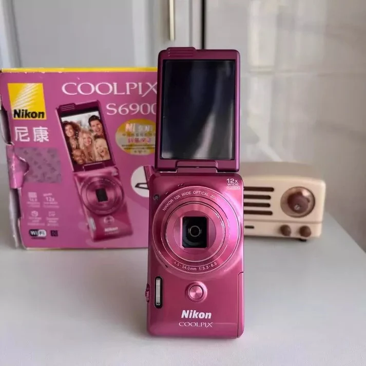 Glossy Pink Digital Camera